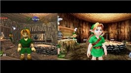 une photo d'Ã©cran de The Legend of Zelda - Ocarina of Time 3D sur Nintendo 3DS